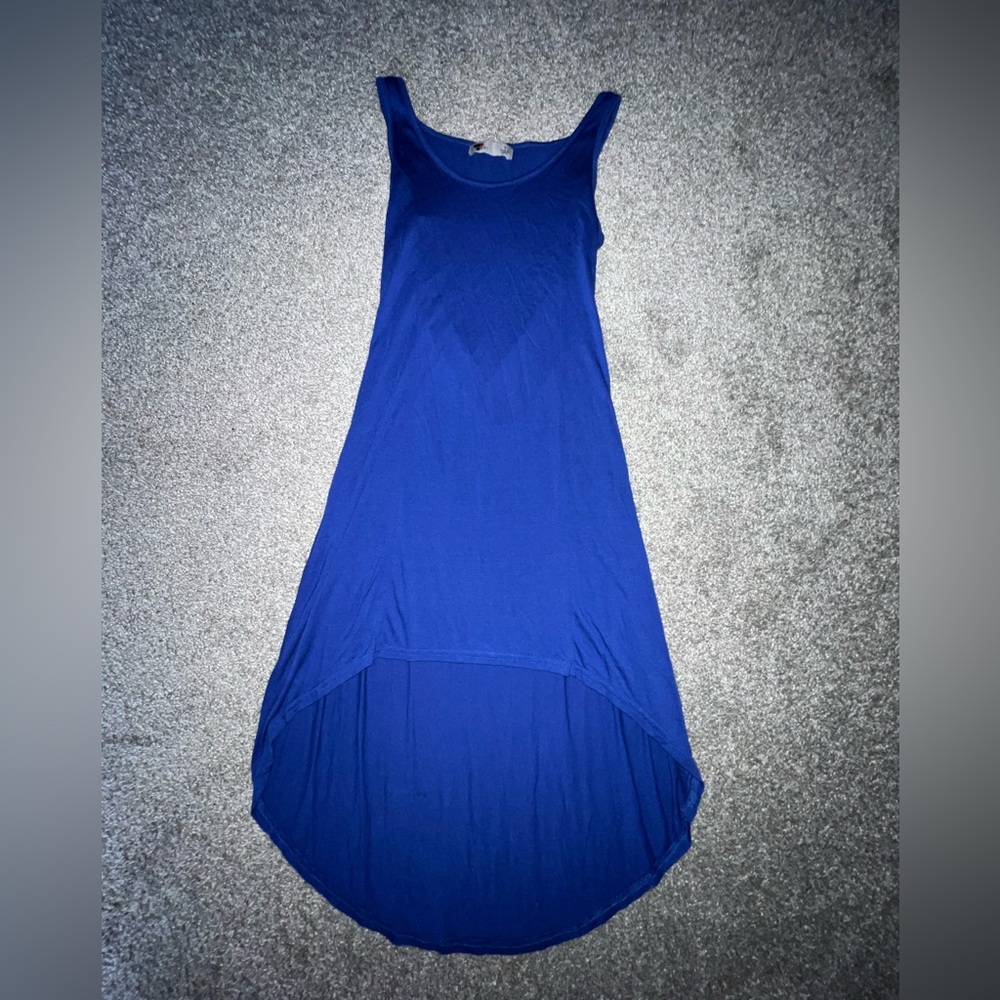 Elegant Blue Sleeveless Dress💙